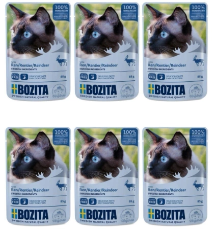 Bozita Cat Karma Dla Kota Renifer Galaretka Saszetka 6x85g