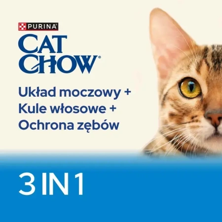 Purina Cat Chow 3in1 Karma Dla Kota Indyk 1,5kg