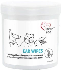 Over Zoo Ear Wipes Chusteczki do Uszu dla Psa Kota 50szt