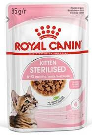 Royal Canin Kitten Sterilised Karma Mokra Dla Kociąt Sos 85g