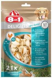 8in1 Dental Delights Bones XS Przysmak Dla Psa 21szt