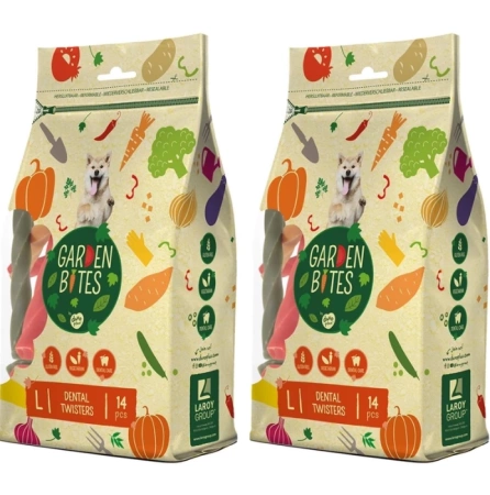 Garden Bites Dental Twisters Przysmak Dla Psa L 2x14szt.
