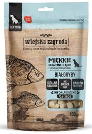 Wiejska Zagroda Przysmak Kąski dla Psa Białoryby 100g