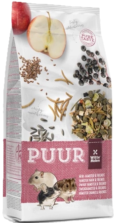 Witte Molen PuurMini-Hamsters Friends 2x400g