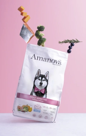 Amanova Sensitive Deluxe Karma dla Psa Łosoś 10kg