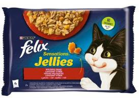 Felix Saszetka 4x85g Sensations Jellies Wiejskie Smaki W Galaretce