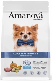 Amanova Mini Sensitive Karma dla Psa Jagnięcina 800g