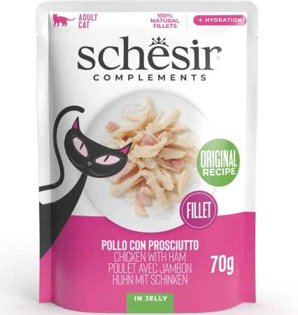 Schesir in Jelly Karma Dla Kota Kurczak Szynka 70g