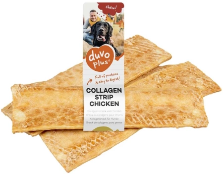 Duvo+ Przysmak Dla Psa Pasek Kolagenowy Kurczak L 1szt