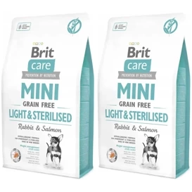 Brit Care Grain Free Mini Light & Sterilised 2x2kg