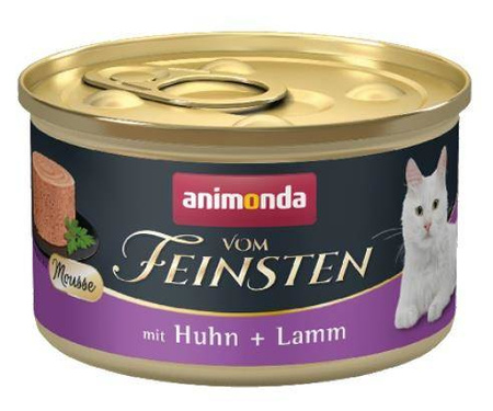 Animonda Kot 85g V.Feinsten Mousse Kurczak, Jagnięcina Puszka