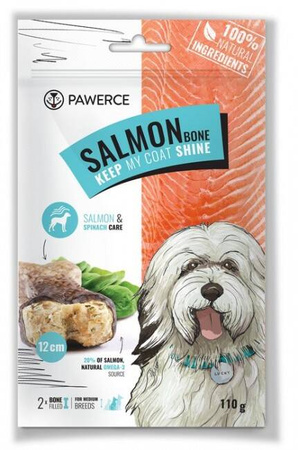 Pawerce Przysmak Dla Psa Salmon Bone M Breeds 2szt 110g