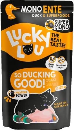 Lucky Lou SuperMono Karma Dla Kota Kaczka 125g