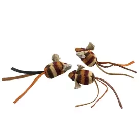 Duvo+ Zabawka dla Kota Myszki Kocimiętka 3szt