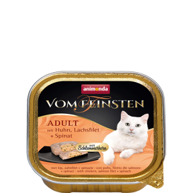 Animonda Kot 100g V.Feinsten Kura, Łosoś , Szpinak Tacka