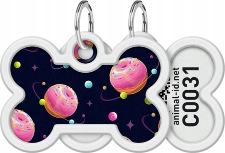 WAUDOG Smart Adresówka Dla Psa Uniwersum Pączków Kość