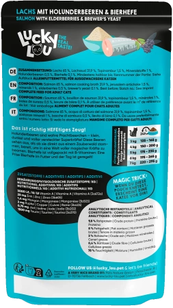 Lucky Lou SuperMono Karma Dla Kota Łosoś 125g