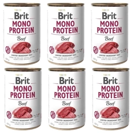 Brit Karma Monoproteinowa dla Psa Wołowina 6x400g