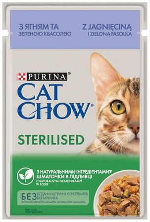 Purina Cat Chow Mokra Karma Dla Kota Sterilised Jagnię 85g