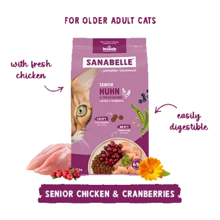 Sanabelle Senior Karma dla Kota Seniora Kurczak 400g
