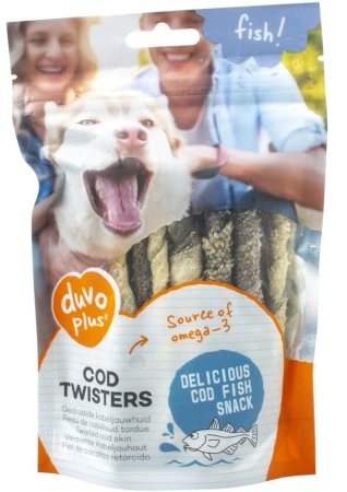 Duvo+ Fish Cod Twister Przysmak Dla Psa Dorsz 100g