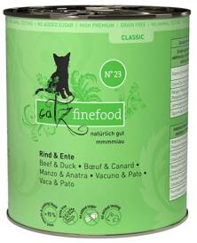 Catz Finefood Classic N23 Wołowina Kaczka 800g