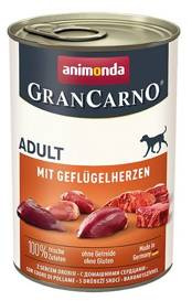 Animonda GranCarno Adult Geflugelherzen Drobiowe serca puszka 400g