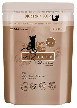 Catz Finefood Classic Karma Dla Kota Dziczyzna 300g