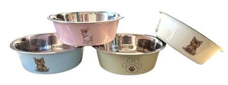 Forever Miska Metalowa Emaliowana Mix Kolor 20cm