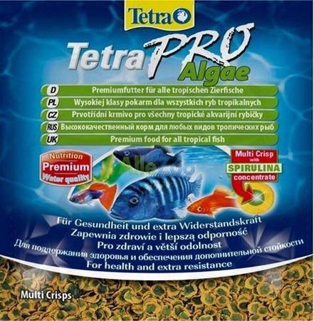 Karma dla Ryb Tetra Tetrapro Algae 12 G Saszetka