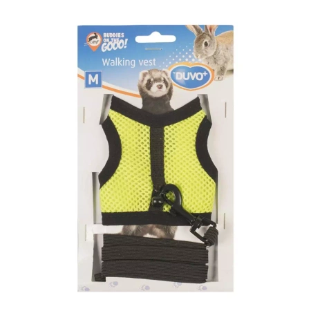 Duvo+ Szelki Dla Gryzoni i Królików Żółte M