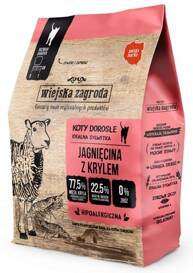 Wiejska Zagroda Karma Dla Kota Jagnięcina z Krylem 400g