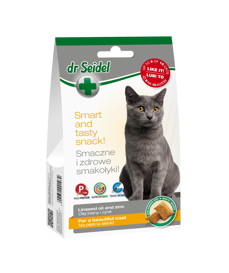 Dr Seidel Smakołyki dla kotów na piękną sierść 50g