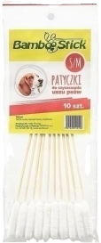 Bamboostick Patyczki Do Uszu Dla Psa S/M 10szt