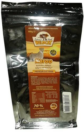 Wildcat Karma Dla Kota Karoo Królik Drób 500g