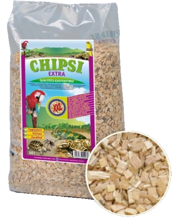 Chipsi Extra Zrębki Bukowe do Terrarium Klatki 2x10L