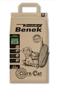 Super Benek Ultra Żwirek Kukurydza Zbrylający Trawa 7l