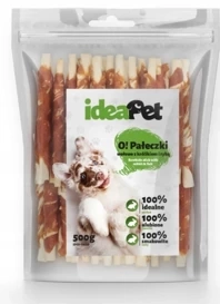 IdeaPet Przysmak Dla Psa Pałeczki Wół Królik Ryba 500g