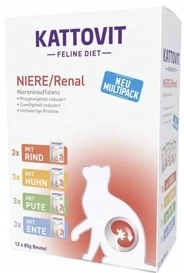 Kattovit Renal Karma dla Kota na Chore Nerki Mix 12x85g