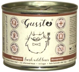 Gussto Karma Dla Kota Alergika Z Dziczyzną 200g