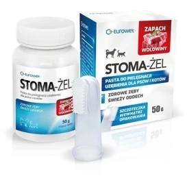 Eurowet Stoma-Żel Pasta do Zębów Dla Psa Wołowina 50g