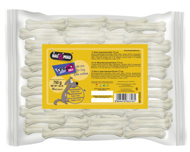 Kość Prasowana Biała 7,5cm, 50 szt/Op, 750g/Op