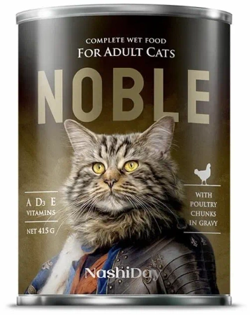 NOBLE Mokra Karma dla Kota Drób w Sosie 6x415g