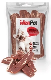 Ideapet Przysmak dla Psa Fileciki Wołowe z Rybą 500g