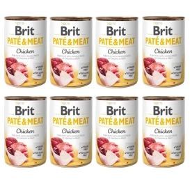Brit Pate Mokra Karma Dla Psa Kurczak 8x400g