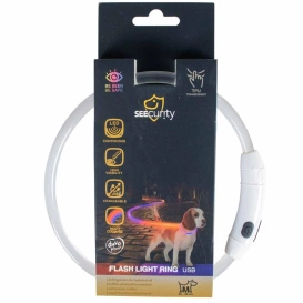 Duvo+ Obroża Dla Psa Świecąca USB TPU Mulitikolor M 45cm