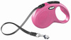 Smycz Flexi New Classic Taśma S 5M/15kg Róż
