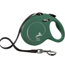 Flexi Classic Automatyczna Smycz Dla Psa Oliwka S 5m/15kg