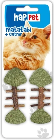 Happet Zabawka dla Kota Rybki Matatabi Kocimiętka 8,5cm