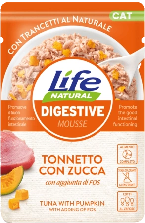Life Cat Digestive Karma Dla Kota Tuńczyk Dynia 6x70g
